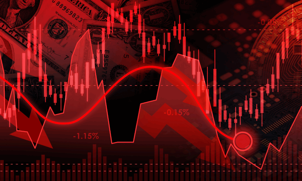 Stock market decline. Photography by jira pliankharom via Shutterstock